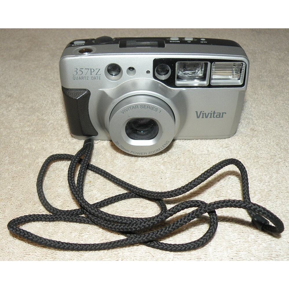 Vtg Vivitar Series 1 357PZ 35mm Point/Shoot Camera 35-70 Power Zoom Lens Works